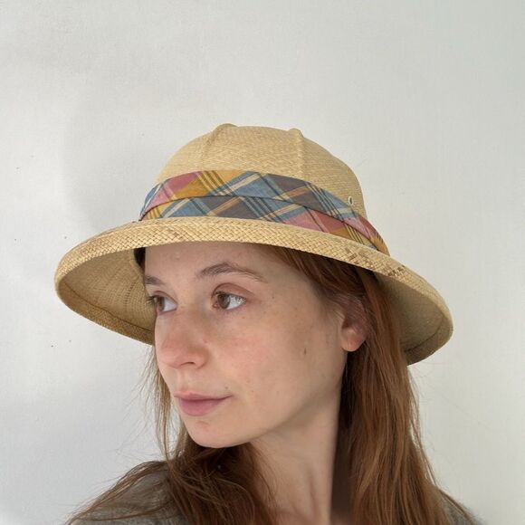 Vintage Churchill LTD 70s Straw Fedora - Picture 1 of 7